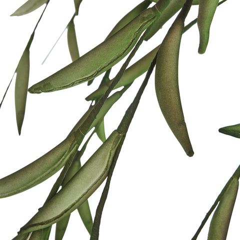 Happia-Blumendekoration, 4 cm hoch, grün