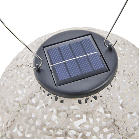 Lunaria Solarlaterne D20 x H20 L. Grau