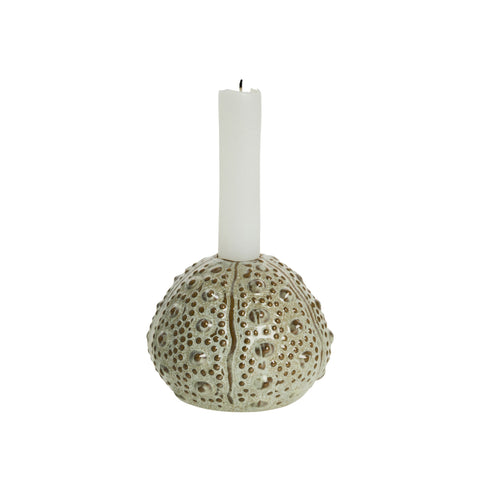 Shellille-Kerzenständer, Seeigel, D10 H7,5, Leinen