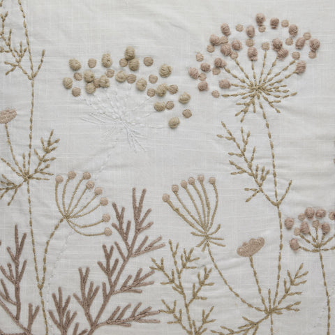 Visilia Kissenbezug 50x50 cm. Cremeweiß