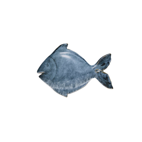 Nerina Wanddekoration Fisch 3 Stück Blau