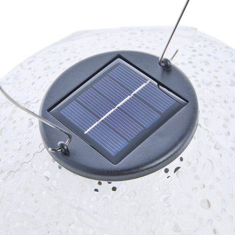 Lunaria Solarlaterne D18 x H33 Weiß