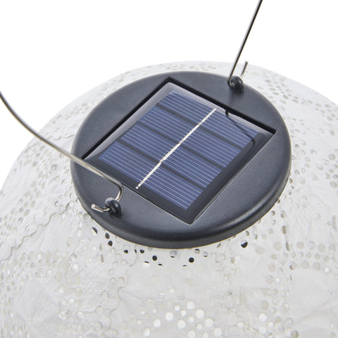 Lunaria Solarlaterne D20 x H20 Weiß