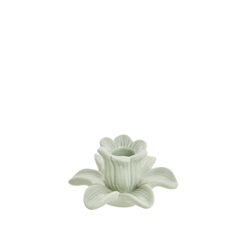 Deanne Blumen-Kerzenständer, Höhe 5,6 cm, Grün