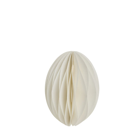 Papilla Eierdekoration H15 Cremeweiß
