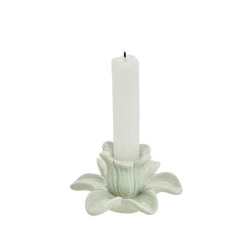 Deanne Blumen-Kerzenständer, Höhe 5,6 cm, Grün