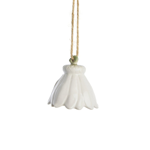 Dehlia 2er-Set BlumenAnhängere, Cremeweiß