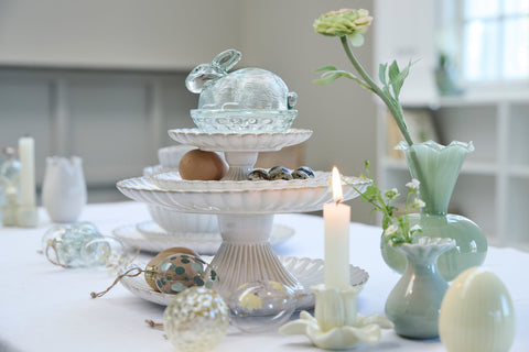 Dalia Vase, Höhe 8,8 cm, Länge: Grün