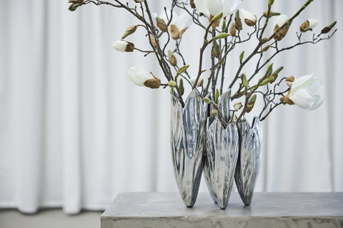 Sislivia Vase H25,5 Silber