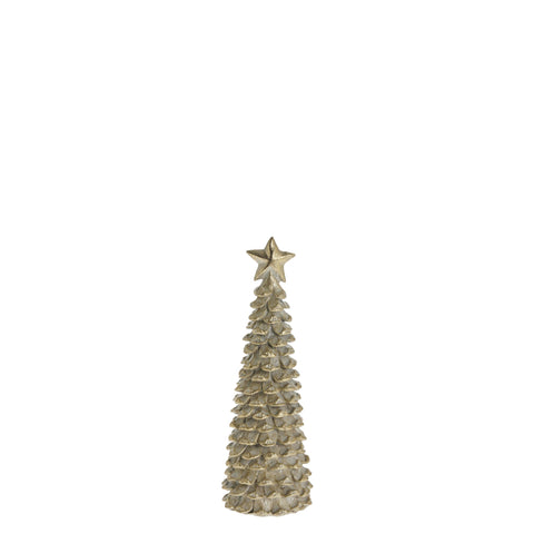 Serafina Weihnachtsbaum H19,5 cm. hell gold