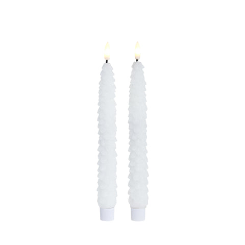 Livia LED-Stabkerze H25 cm. weiss