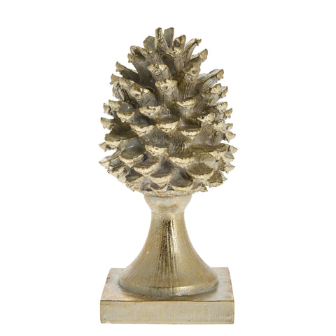 Serafina Zapfen H21 cm. hell gold