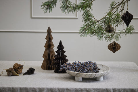 Poelle ornament H12 cm. Braun