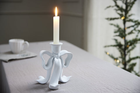 Serafina kerzenleuchter H19,7 cm. weiss