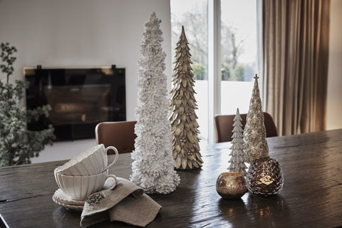 Serafina Weihnachtsbaum H47 cm. hell gold