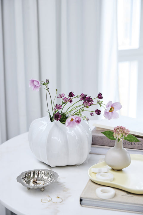 Helene Vase 9 cm. leinen