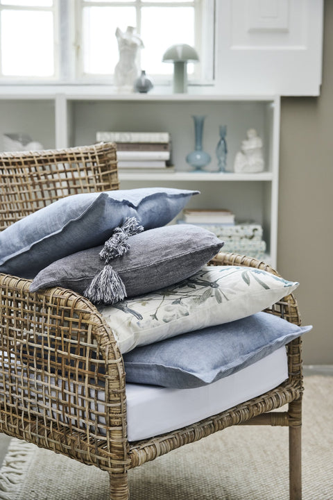 Kissenbezug Vilia, 50 x 50 cm, Cremeweiß