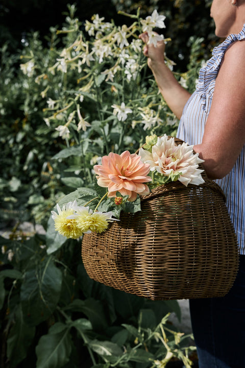 Esther Korb H36 cm. Braun