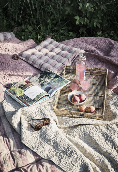 Isabelle Plaid/Decke rose 170x130 cm