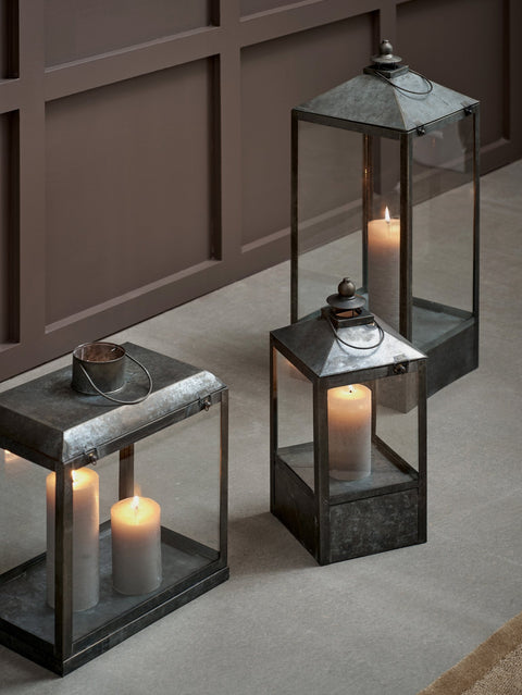 Simine Laternenset 25x25x71 cm.