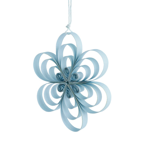 Parillia Ostern Ornament Papier H11 cm. hellblau