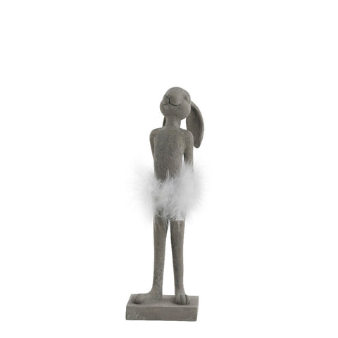 Semilla Osterhasen Figur H26,8 cm. grau