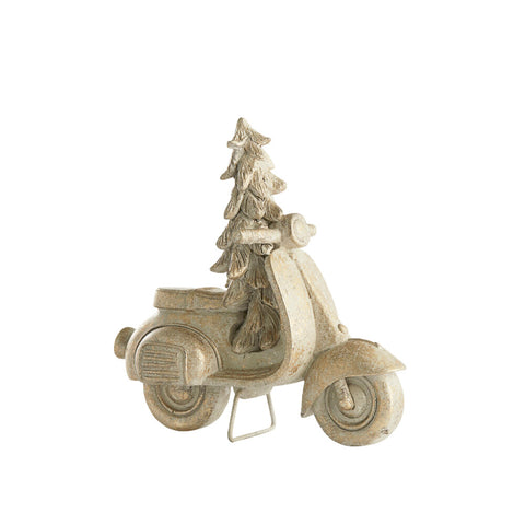 Serafina scooter H15 cm. antik licht gold