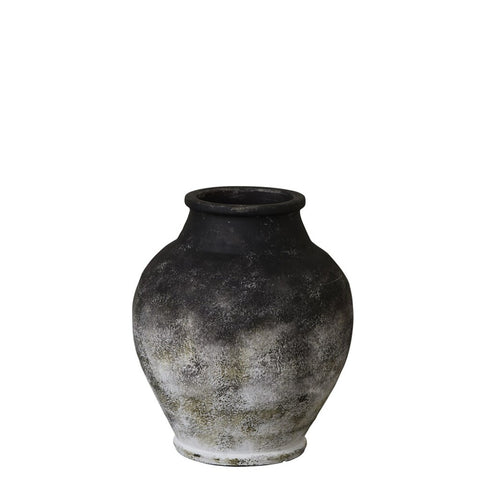 Anna Vase H33 cm. antik schwarz