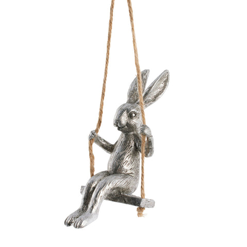 Semina Ostern Ornament H13 cm. Silber