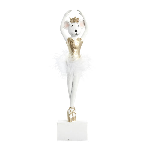 Salinna Ballerina-Maus H32,5 cm. weiss