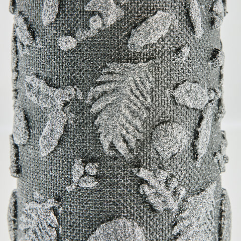 Cristiellia Dekorationskerze H10 cm. dunkelgrau