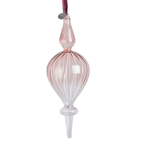 Glossia Ornament Glas H21,5 cm Rosa