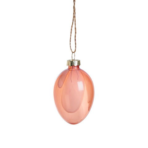 Feven Eier ornament Glas rose