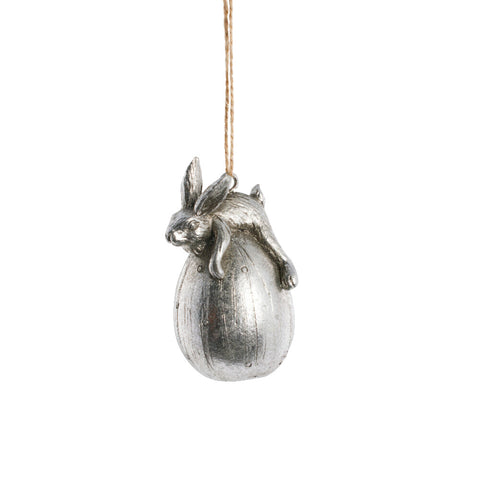 Semina Ostern Ornament H7,2 cm. Silber