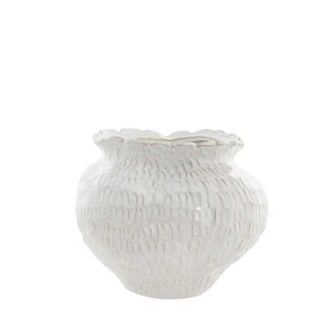 Marlia Vase weiss H24,5 cm