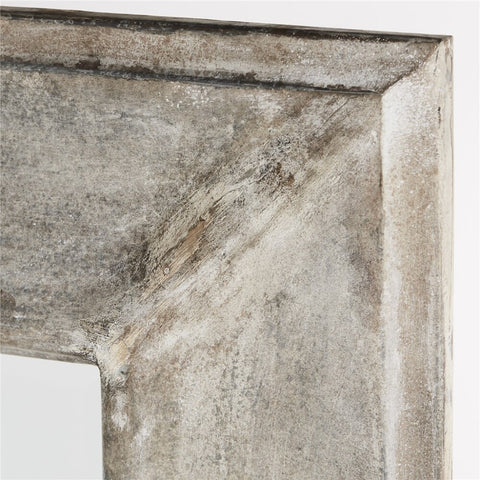 Milly Spiegel 124x163 cm. antik silber