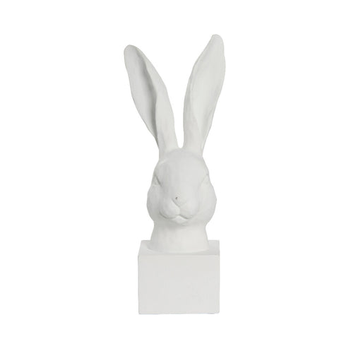 Semina Hase Büste weiss 32,5 cm.