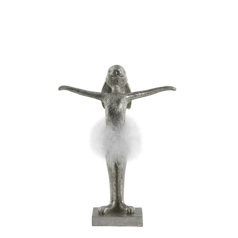 Semilla Osterhasen Figur H26,5 cm. Silber
