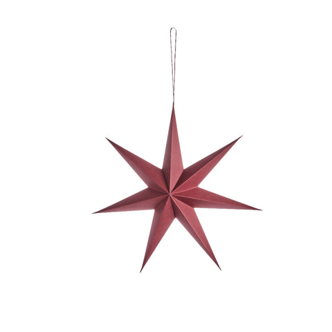 Pappia ornament H3 cm. rot