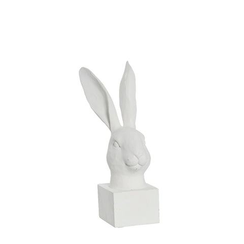 Semina Hase Büste weiss 26,2 cm.