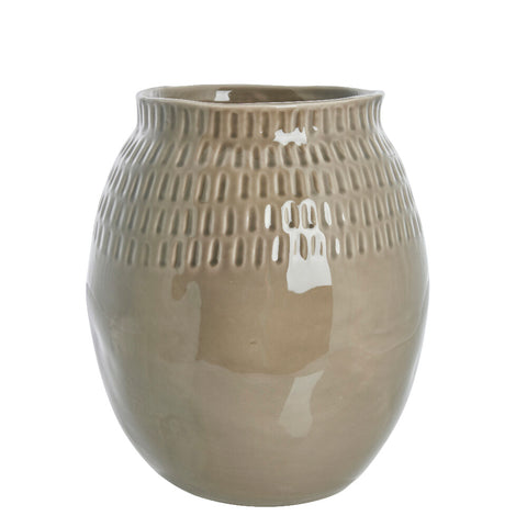 Talia Vase leinen D26 H29,5