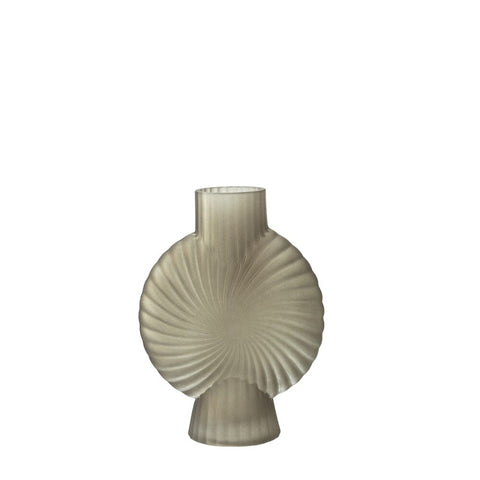 Dornia Vase hellbraun