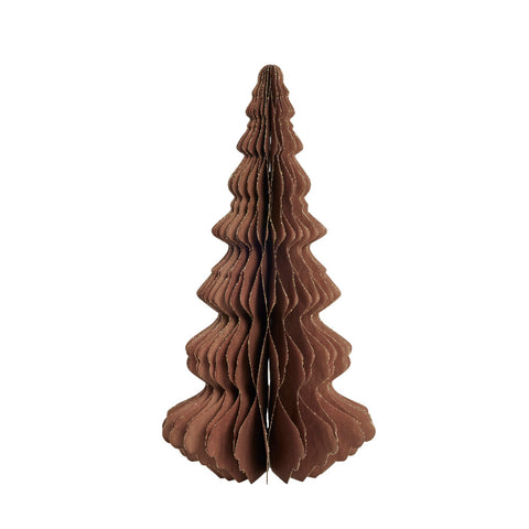 Pappia Papier-Weihnachtsbaum H31,5 cm. braun
