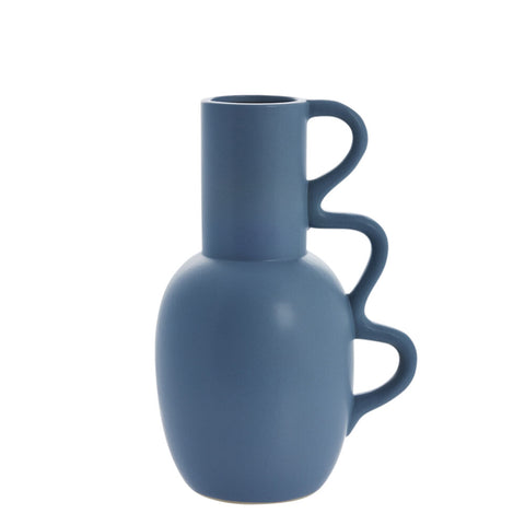 Suselle Vase 25,5 cm. blau