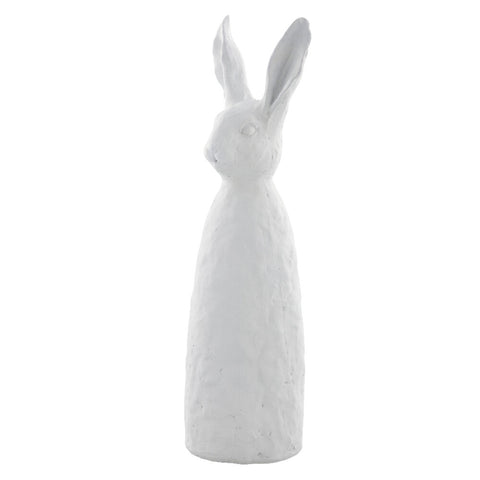 Sekoua Hase Dekoration Polyresin weiss