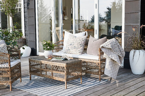 Norah Sofa 143x58 cm. Rattan