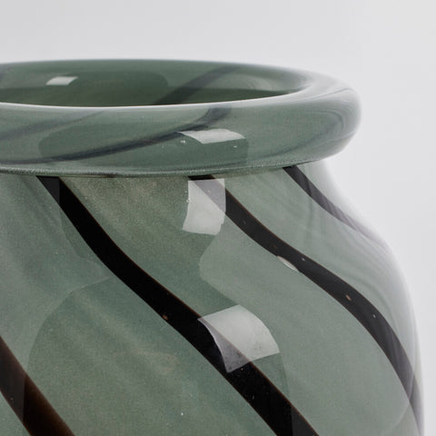 Marena Vase H20 cm. grün Glas