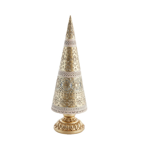 Alana Dekorativer Baum H30 cm hell gold/Rosa