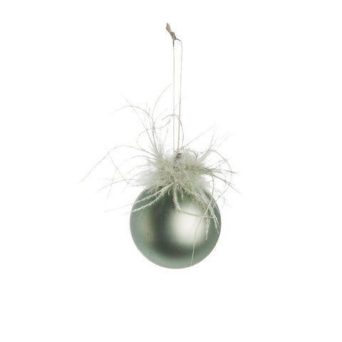 Noria ornament H9 cm. puddergrün