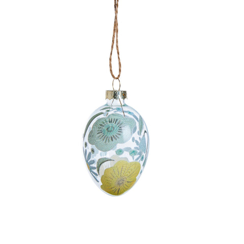 Feanne Eier ornament Glas gelb